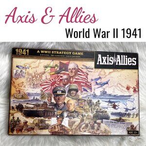 AXIS & ALLIES WORLD AT WAR WWII 1941 STRATEGY BOARD GAME AVALON HILL
